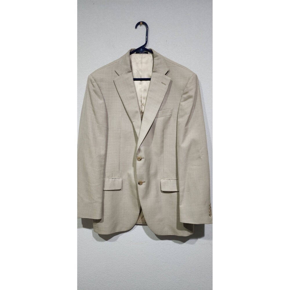 Hart Schaffner Marx Men Blazer/Jacket Sportcoat 42R Beige